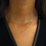 Trilogy Floating Diamond Necklace
