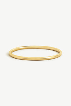 14k gold Namiri Bangle with polished