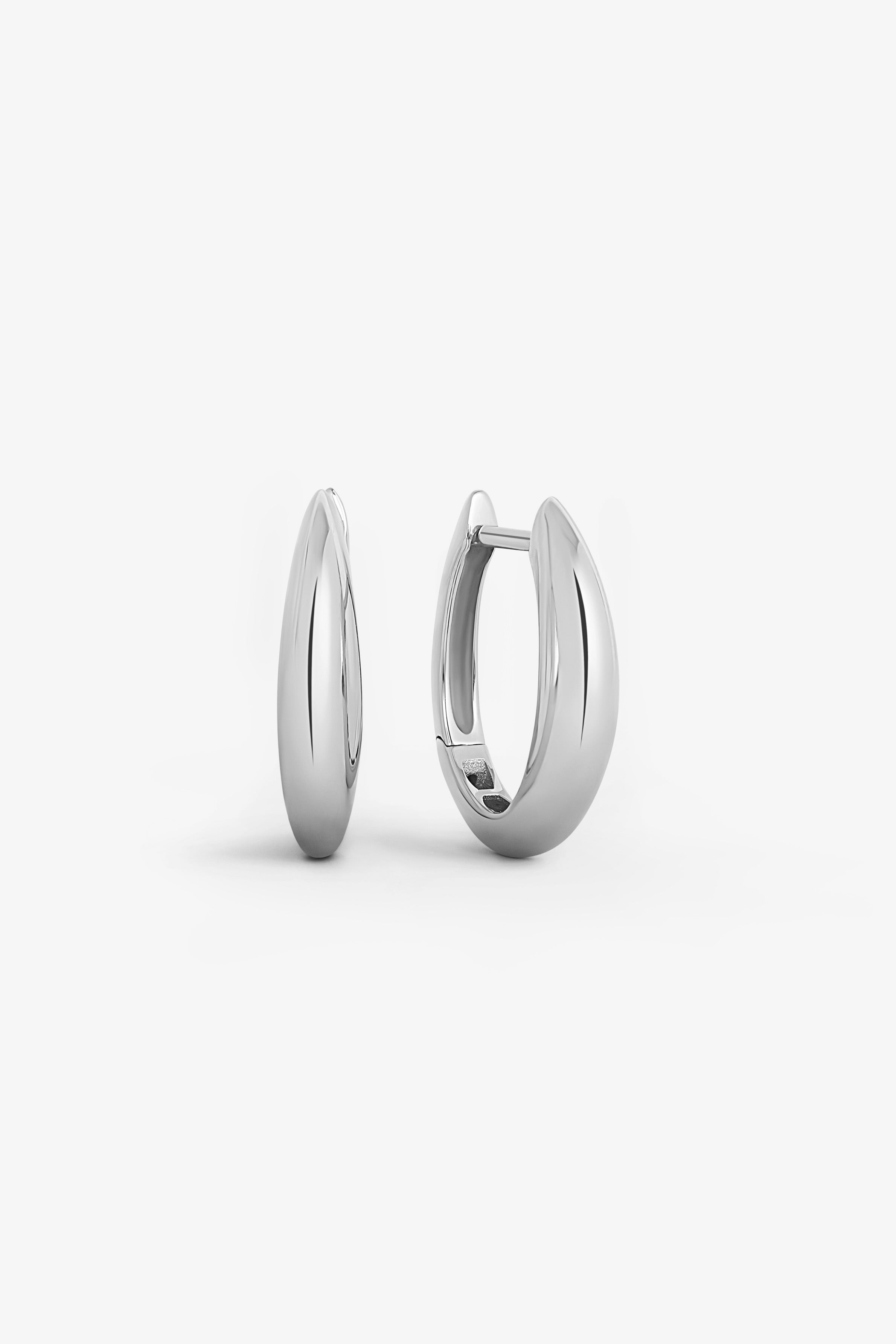 14k white gold earrings