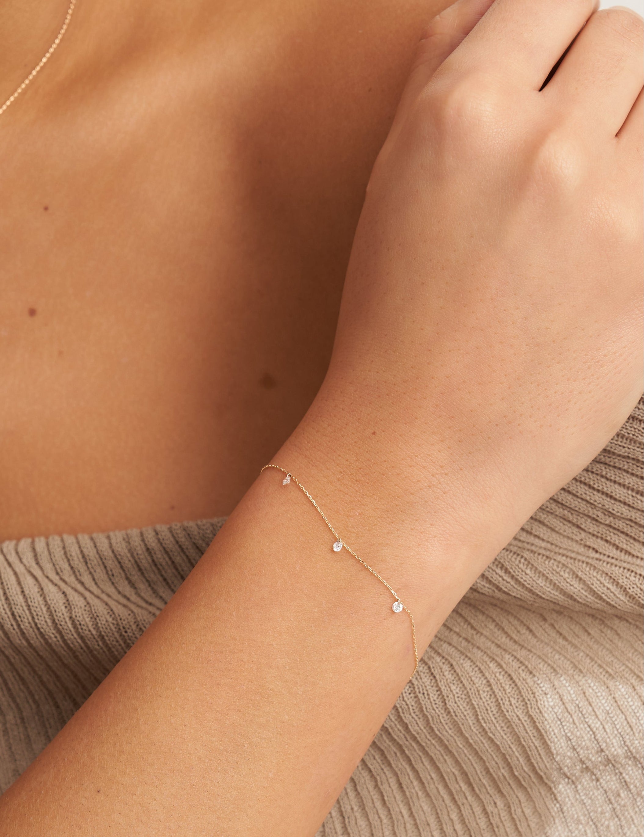 lab grown diamonds bracelet