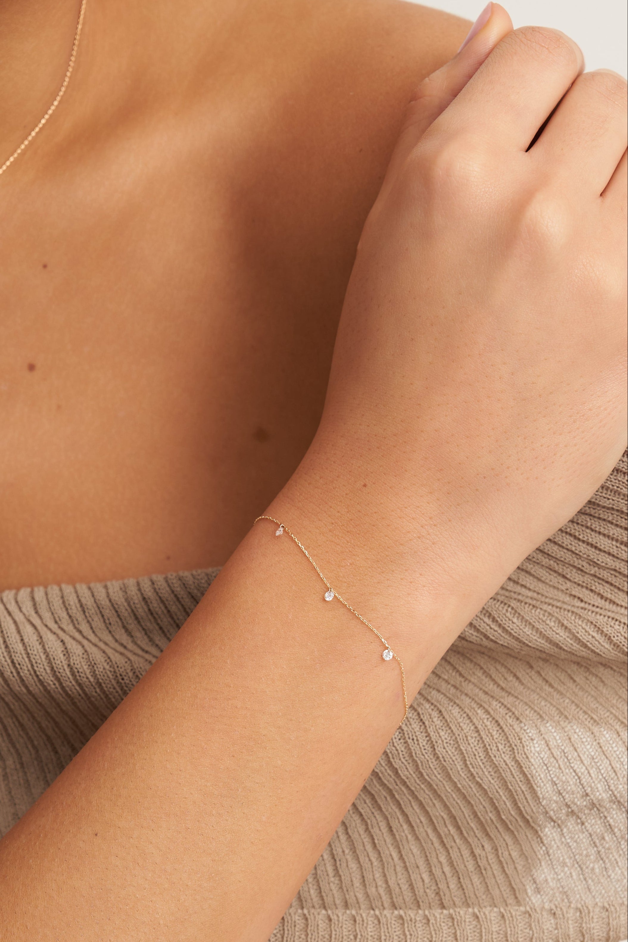 lab grown diamonds bracelet