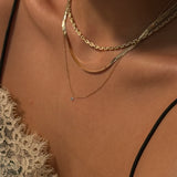 Elongated link chain necklace