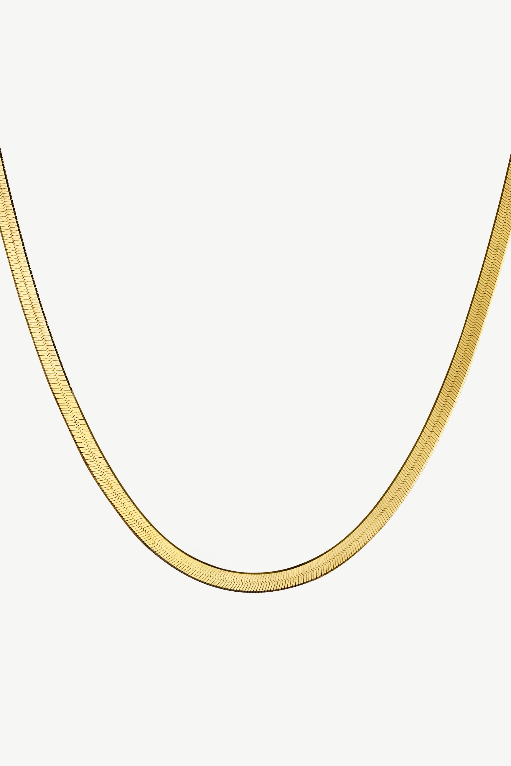 gold herringbone chain