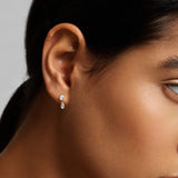 Floating Pear Diamond Earrings